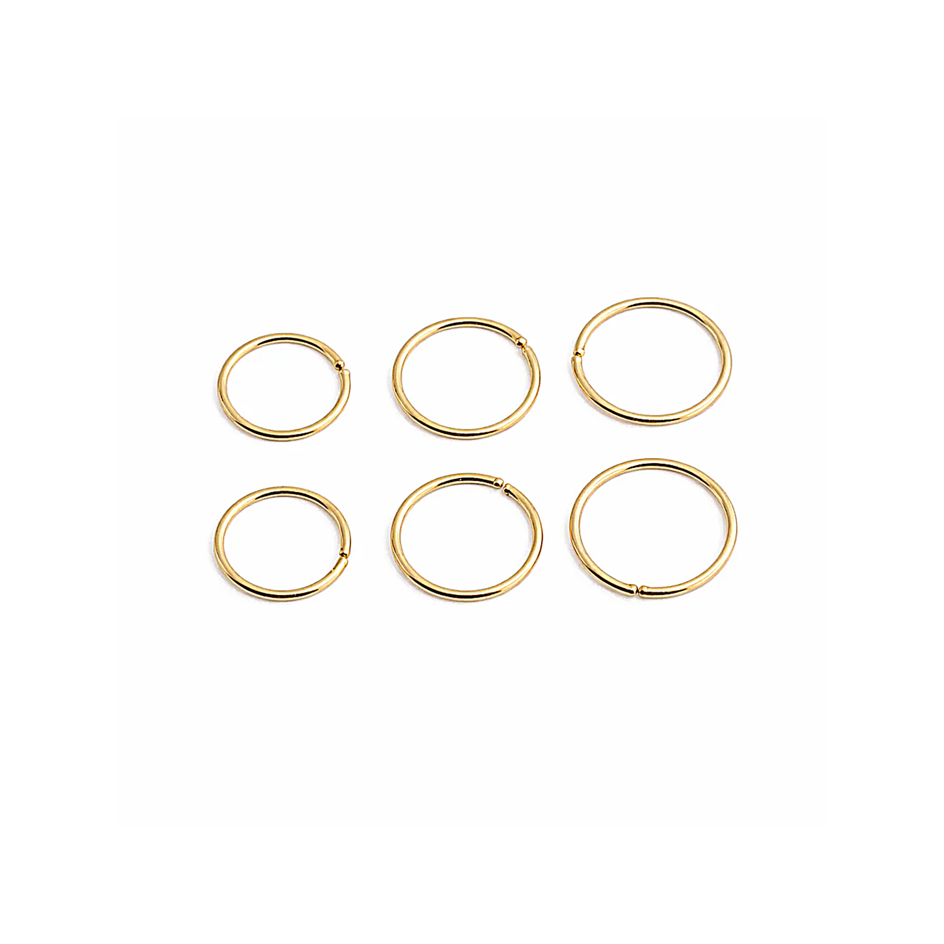 Trio Hoop Set - 6mm, 7mm & 8mm