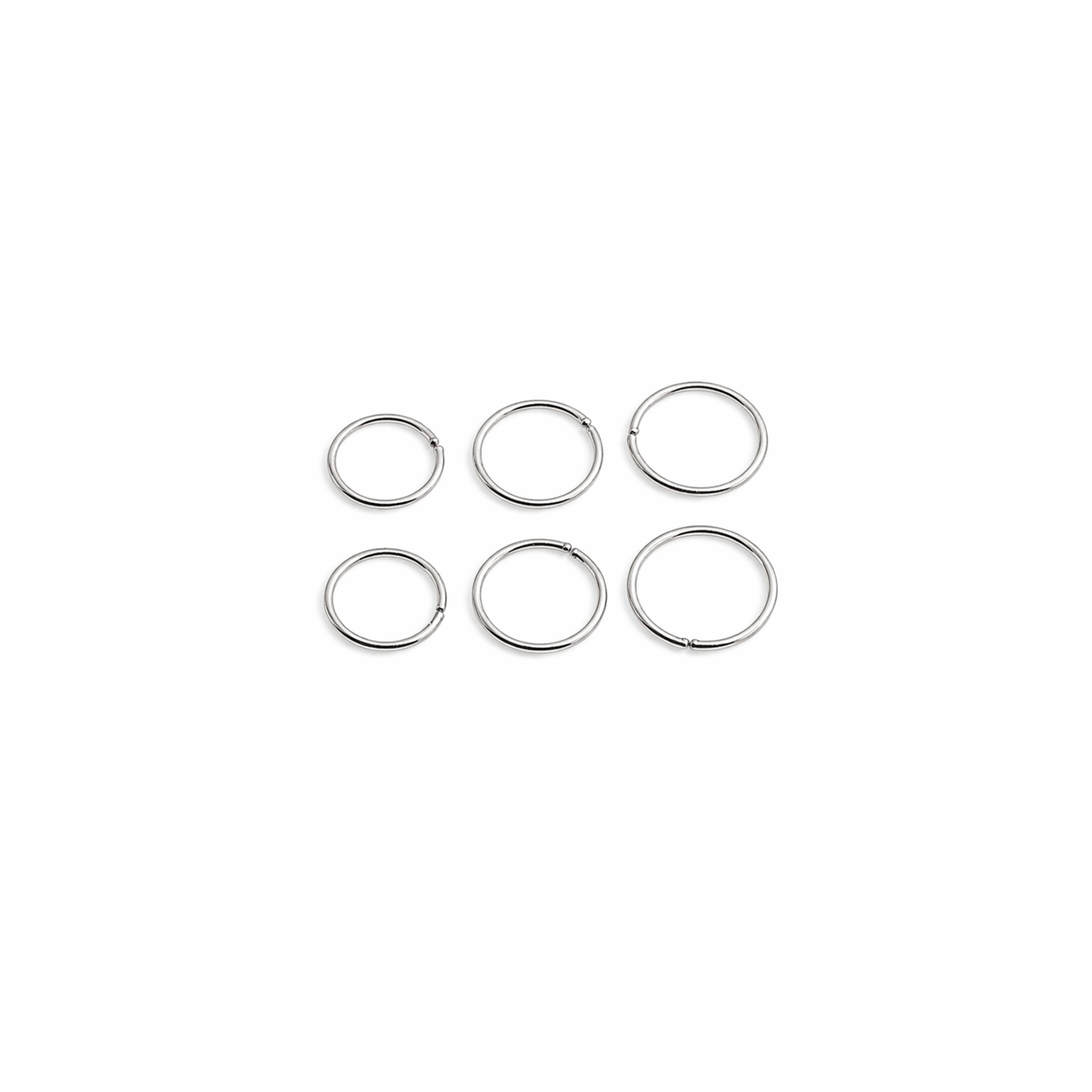 Trio Hoop Set - 6mm, 7mm & 8mm