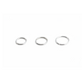 Sterling Silver Mismatched Hoops - 6mm, 7mm & 8mm
