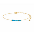 Sleeping Beauty Turquoise Bar Anklet