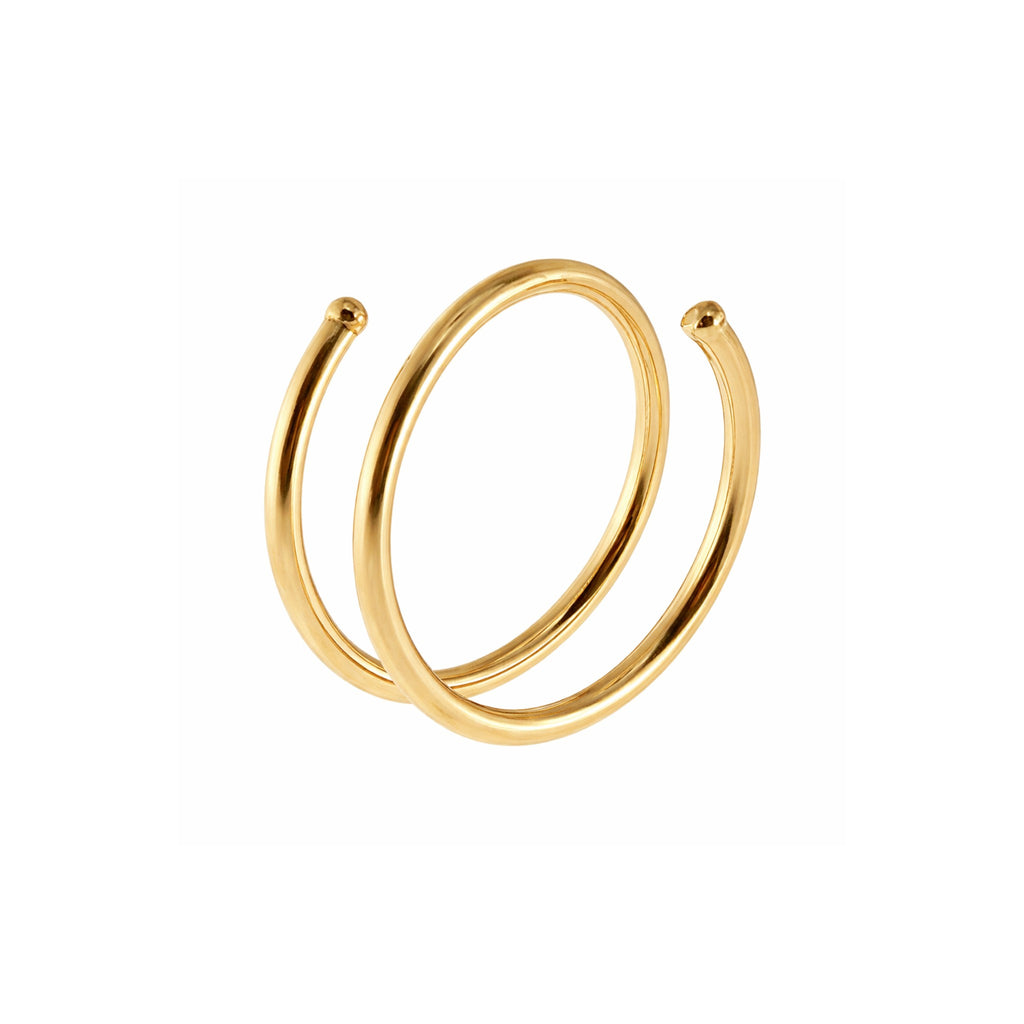 Spiral Twist Nose Hoop