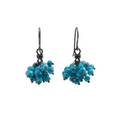 Sterling Silver Turquoise Dangle Earrings