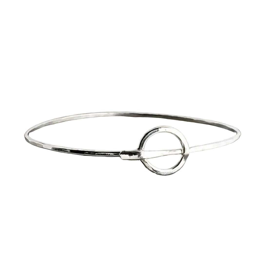 Sterling Silver Belt Bangle Bracelet
