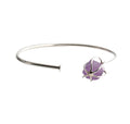 Sterling Silver Amethyst Cuff Bracelet