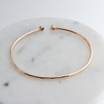 Sol and Venus Gold Open Cuff Bracelet with Citrine