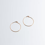 SOLID ROSE GOLD Extra Small Hoop 8 mm Earrings