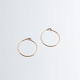 SOLID ROSE GOLD Extra Small Hoop 8 mm Earrings