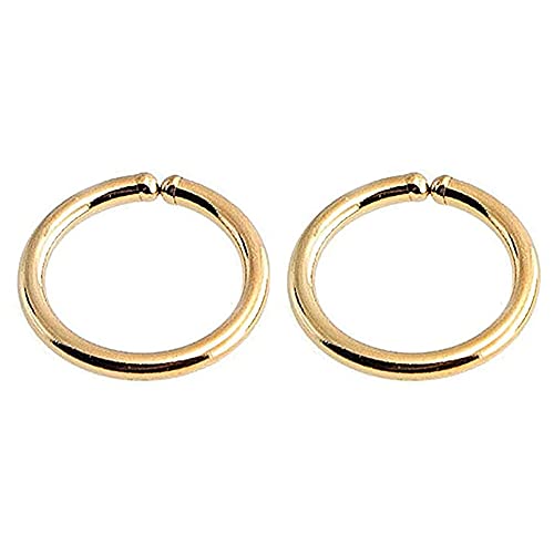  14K Gold Filled Small Hoop Earrings for Cartilage Nose