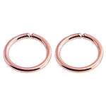 Gold Filled Sterling Silver 18 Gauge Small Hoop Earrings for Cartilage Piercing Helix Tragus Nose Open Hoop