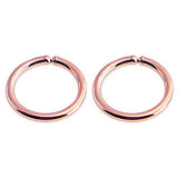 Gold Filled Sterling Silver 18 Gauge Small Hoop Earrings for Cartilage Piercing Helix Tragus Nose Open Hoop