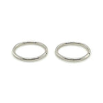 Gold Filled Sterling Silver 18 Gauge Small Hoop Earrings for Cartilage Piercing Helix Tragus Nose Open Hoop