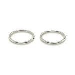 Gold Filled Sterling Silver 22 Gauge Small Hoop Earrings for Cartilage Piercing Helix Tragus Nose Open Hoop