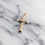 SOLID GOLD Cross Necklace