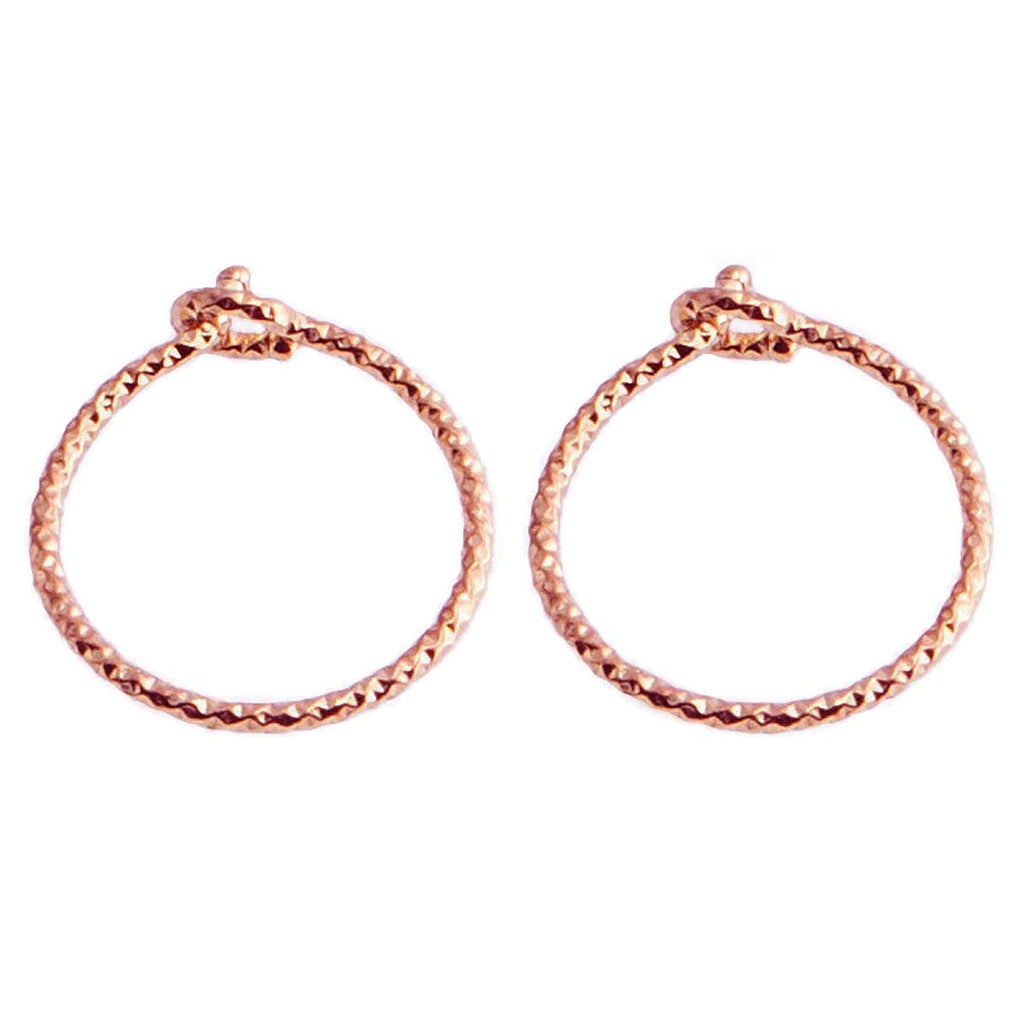 20 GA Sparkle Wire Snap Hoop Earrings - 3-Pair Set