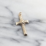 SOLID GOLD Cross Necklace