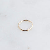 SOLID GOLD Open Ring Nose 8 mm Hoop