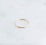 SOLID GOLD Open Ring Nose 7 mm Hoop