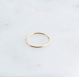 SOLID GOLD Open Ring Nose 7 mm Hoop