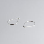 Small and Stylish: Teardrop Huggie Hoop Treadrop Earrings