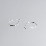 Small and Stylish: Teardrop Huggie Hoop Treadrop Earrings