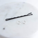 Sterling Silver Tiny 5 mm Hoop Earrings 20 gauge