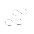 20 GA Gold-Filled Hoop Earrings – 2 Pair Set (7.5 mm)