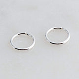 Sterling Silver Tiny 5 mm Hoop Earrings 20 gauge