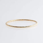 Gold Filled Diamond Cut Thin Stackable Ring