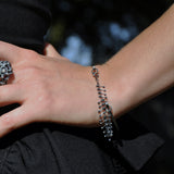 Sterling Silver Bangle with Chain