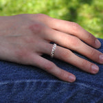 Sterling Silver Chain Band Ring