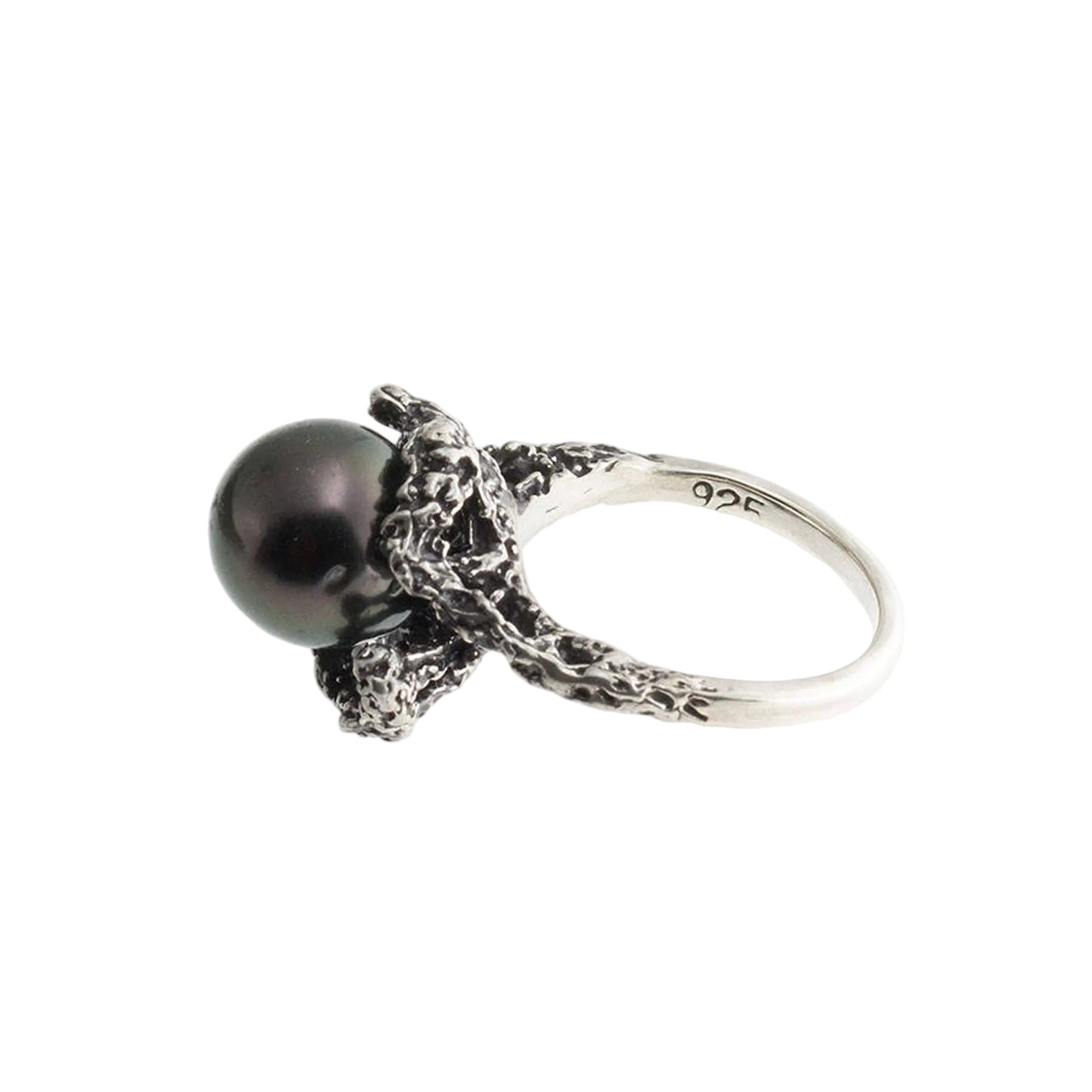 Sterling Silver Tahitian Pearl Ring