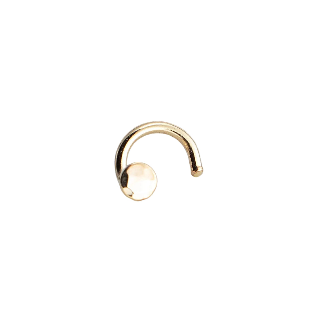 Gold-Filled Hammered Nose Screw