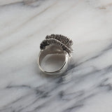 Sol and Venus Large Sterling Silver Flower Ring
