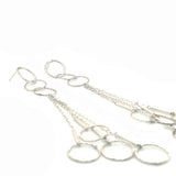 Sterling Silver Long Dangle Earrings