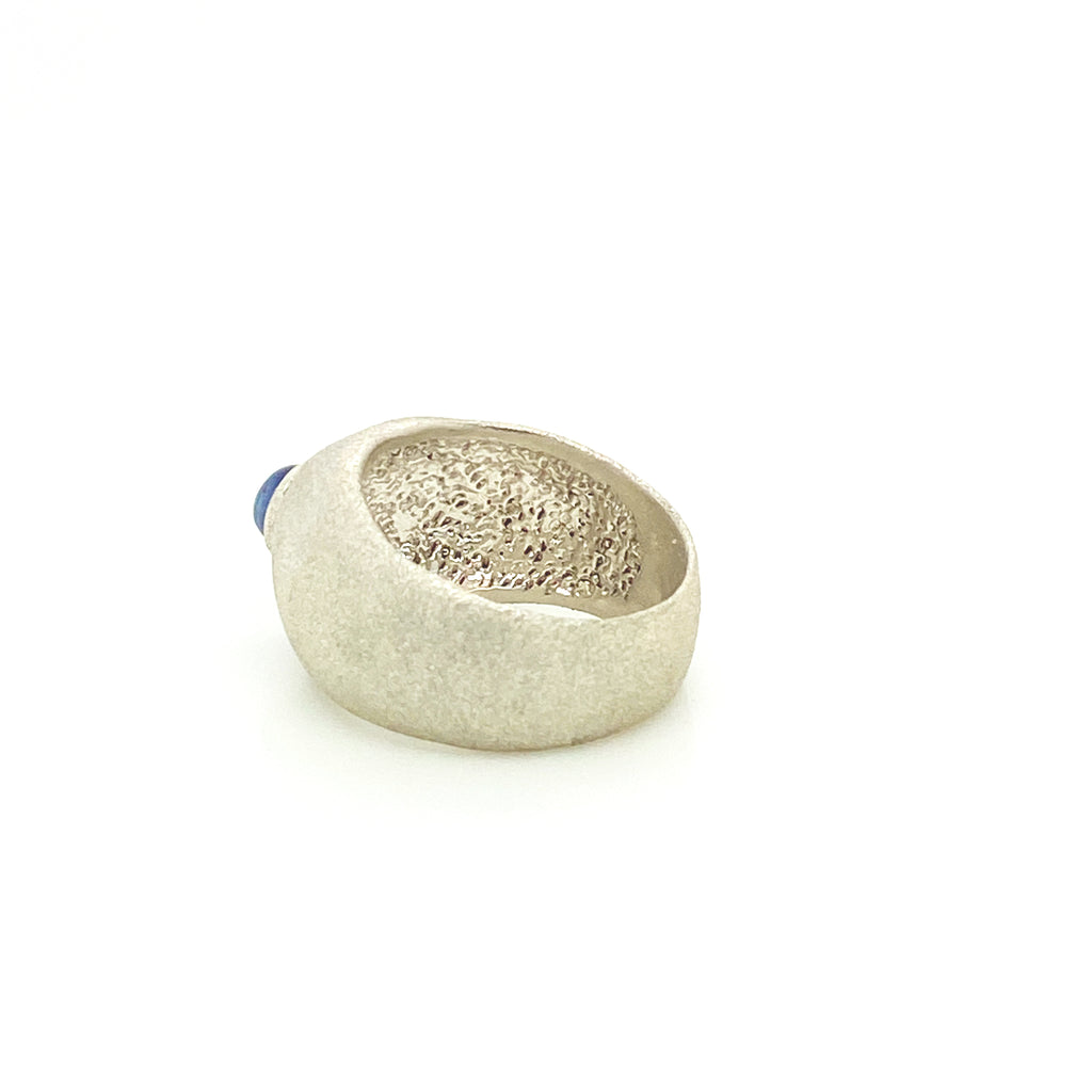 Sterling Silver Blue Sapphire Ring