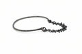 Gray Undertone Chain Bangle