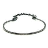 Sterling Silver Bangle with Chain