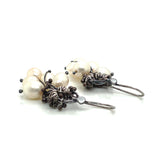 Sterling Silver Earrings with Freshwater Pearls