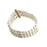 Sol and Venus Gold Filled Bracelet with Freshwater Pearls