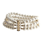 Sol and Venus Gold Filled Bracelet with Freshwater Pearls