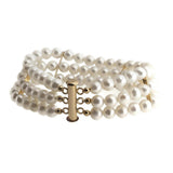 Sol and Venus Gold Filled Bracelet with Freshwater Pearls