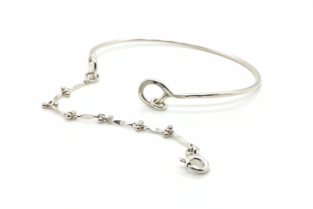 Sterling Silver Chain Bangle