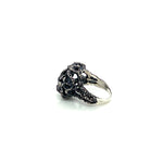 Sol and Venus Artisan Sterling Silver Ring with Diamond