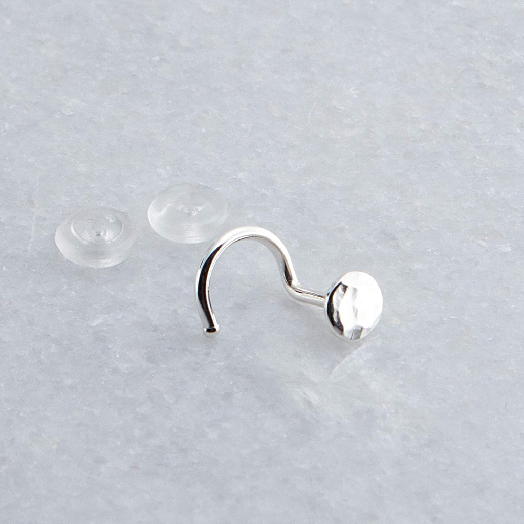 Amazon.com: 5mm 20 GA Sterling Silver Double Nose Ring Hoop for Single  Piercing Spiral Twist Nose Hoop for Women Girls (5mm | Right Side, Sterling  Silver 925 | 20 GA) : Handmade Products